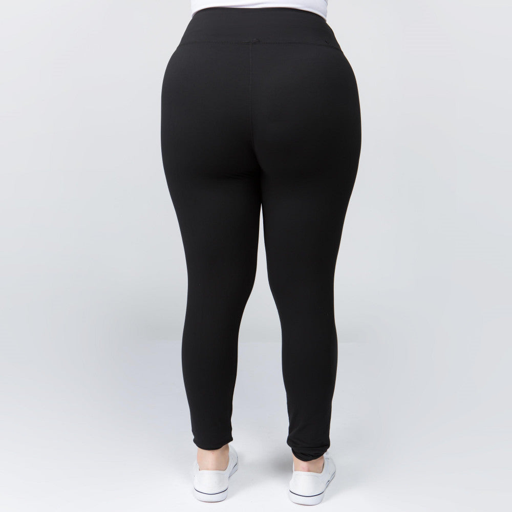 New Mix Peach Skin Leggings-Curvy
