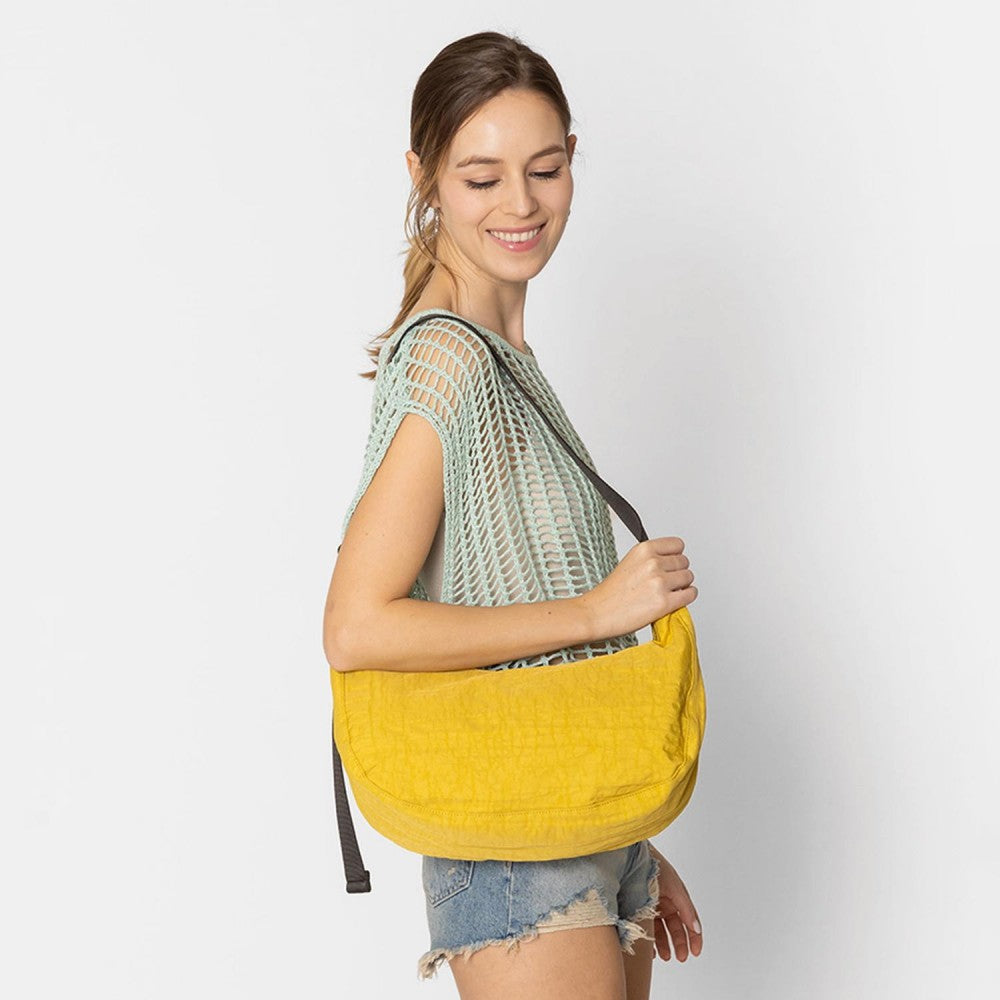 Water Resistant Aqua Crossbody Bag