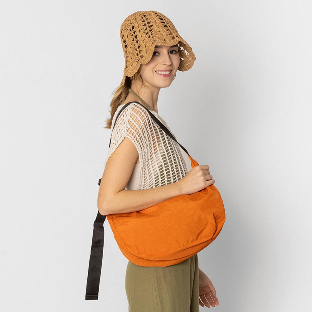 Water Resistant Aqua Crossbody Bag