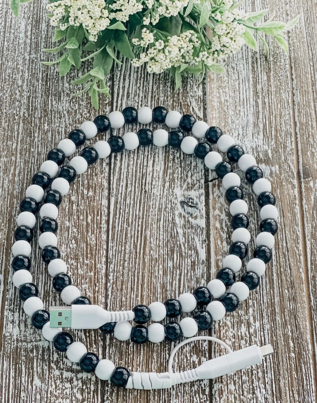 Trendy Beaded 2 in 1 Phone Chargers