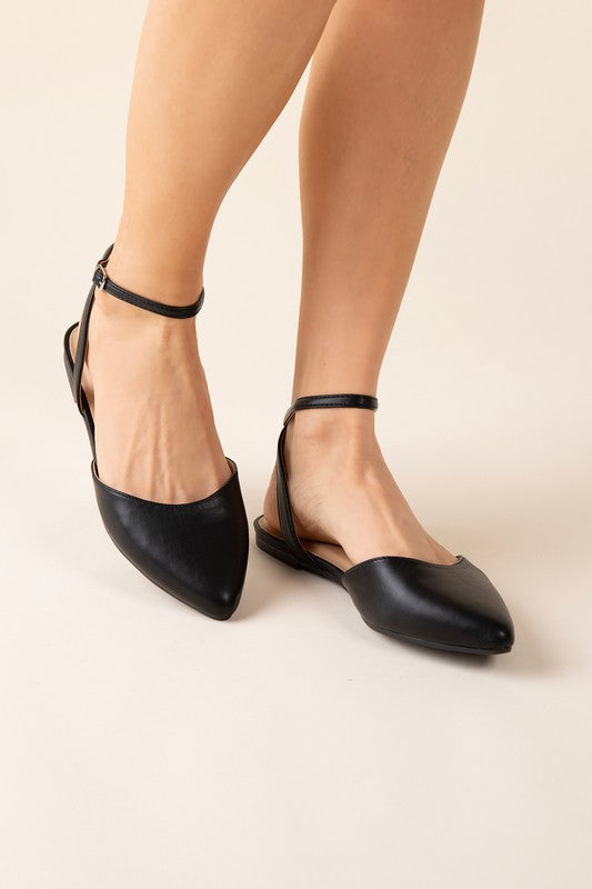 LINDEN ANKLE STRAP FLATS