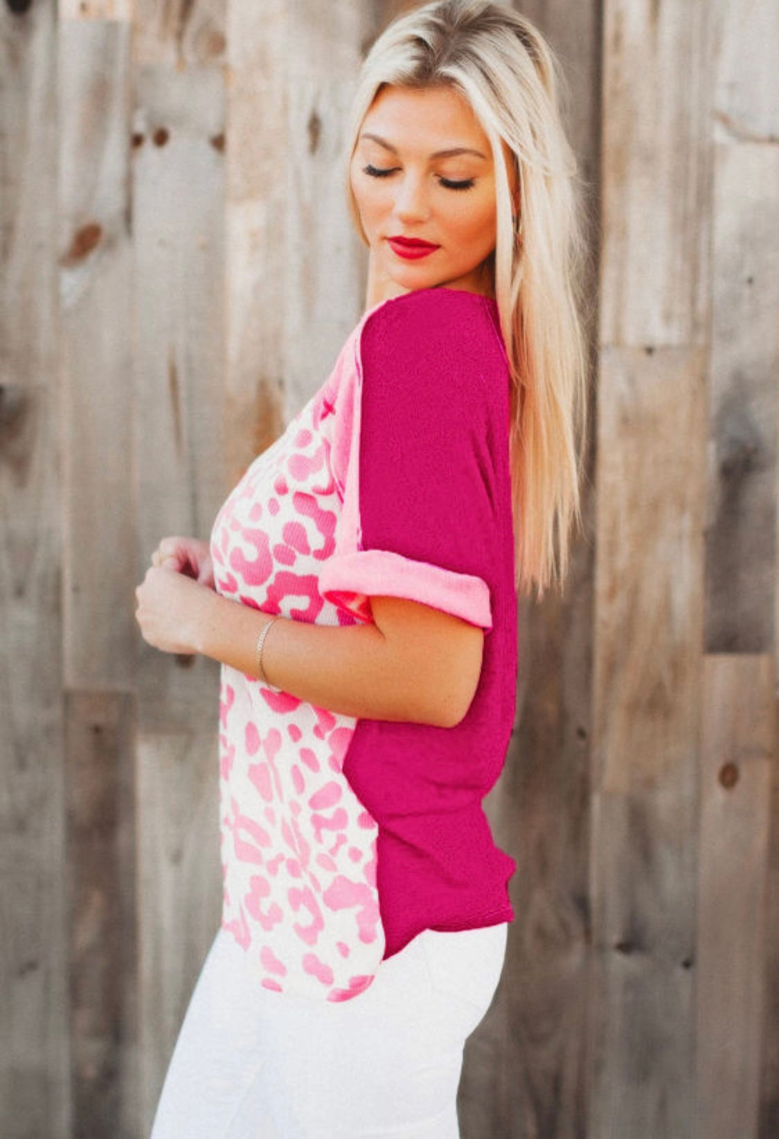 Fun Lovin Pink Leopard Top