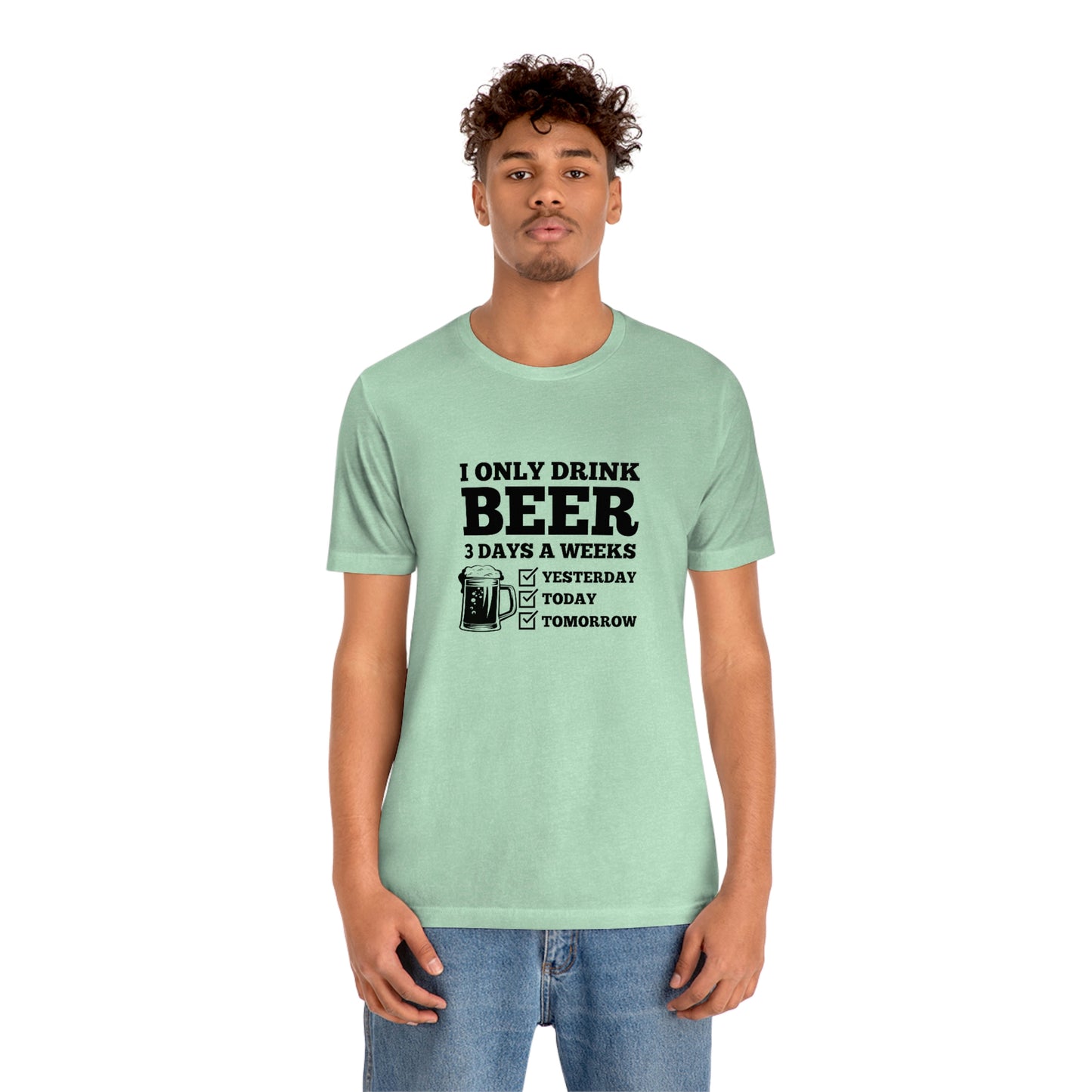 Drinking Beer Unisex Tee