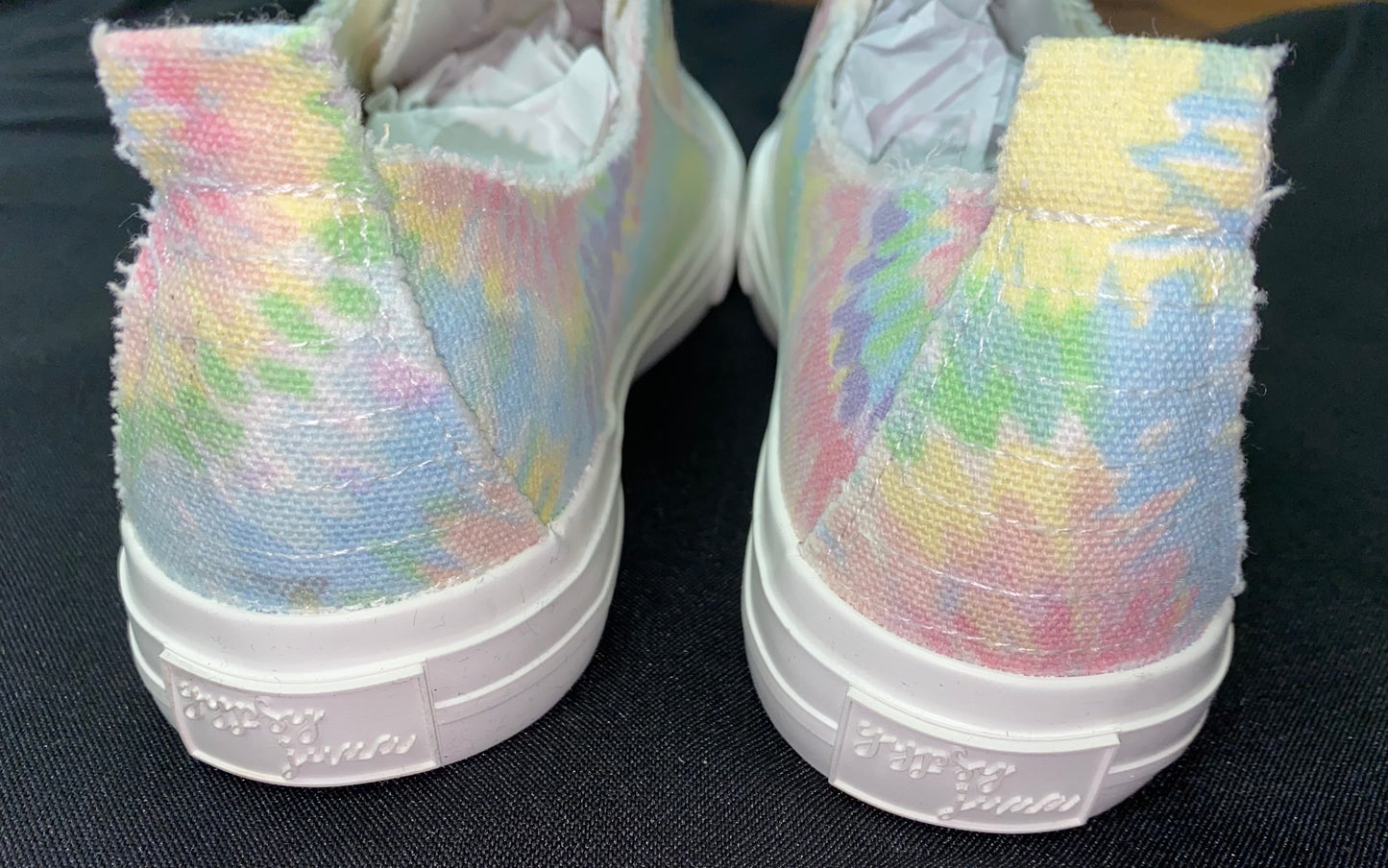 Gypsy Jazz Pastel Tie Dye Canvas Shoes