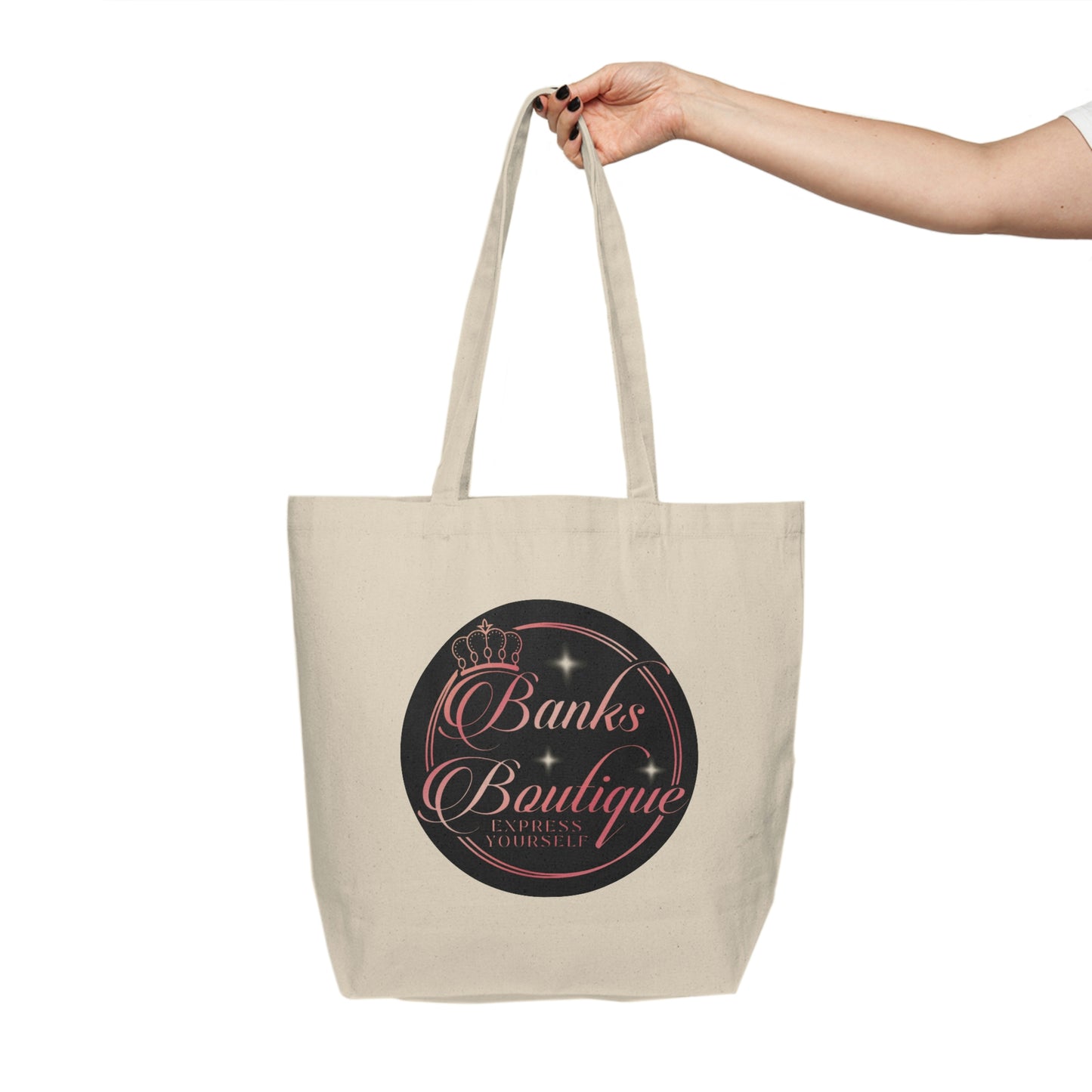 Promote Yoself- Banks Boutique Canvas Shopping Tote