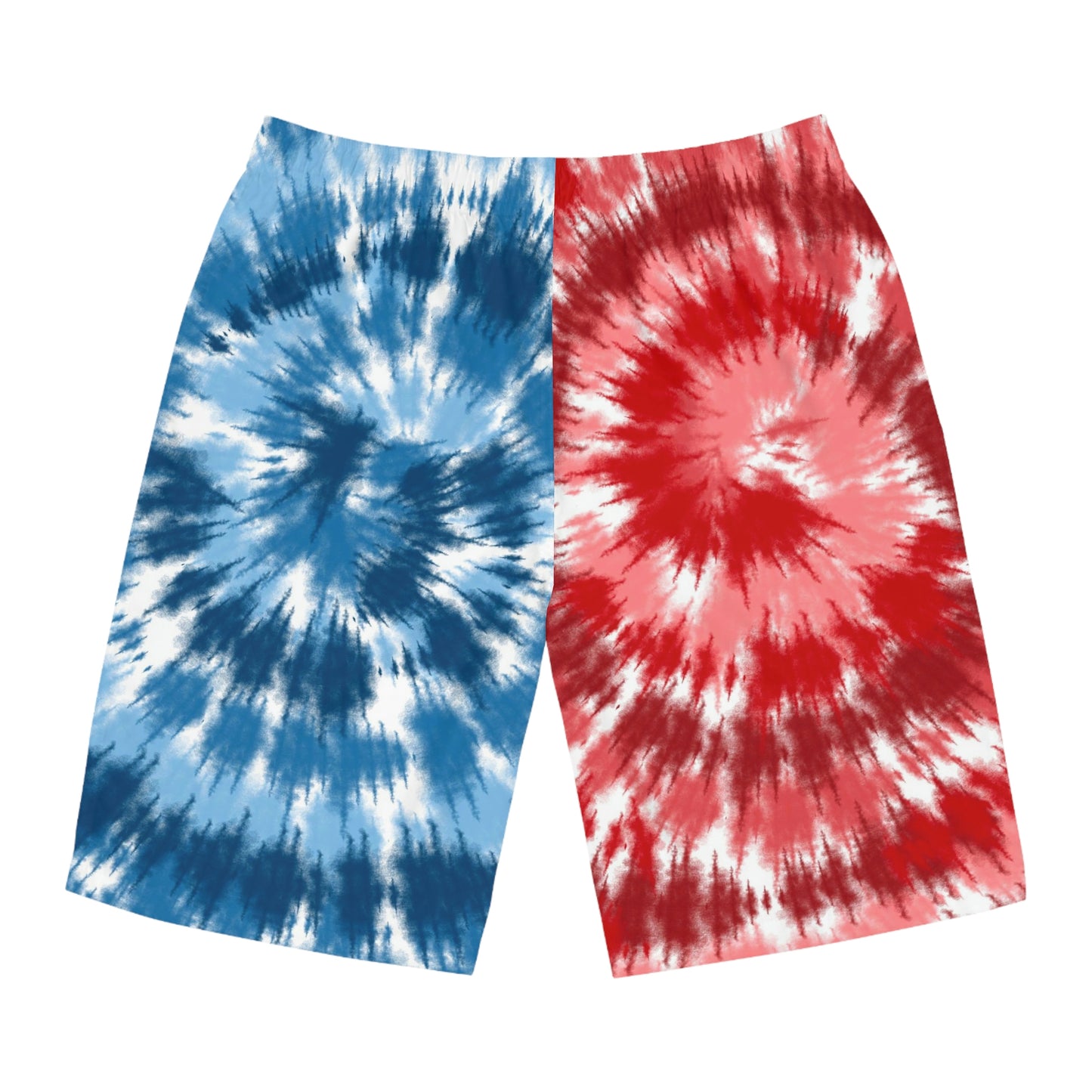 4th of July Men's Tie Dye Board Shorts