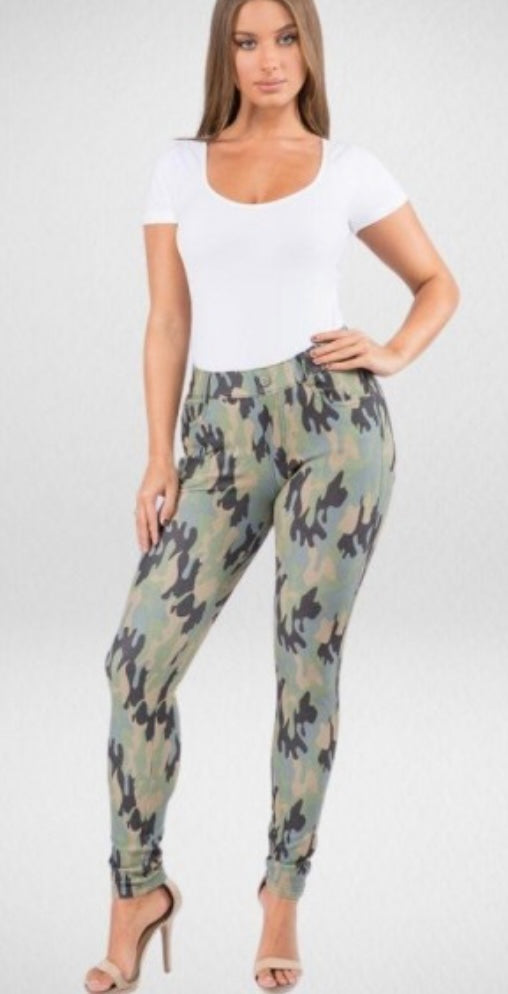 Yelete Stretchy Camo Jeans