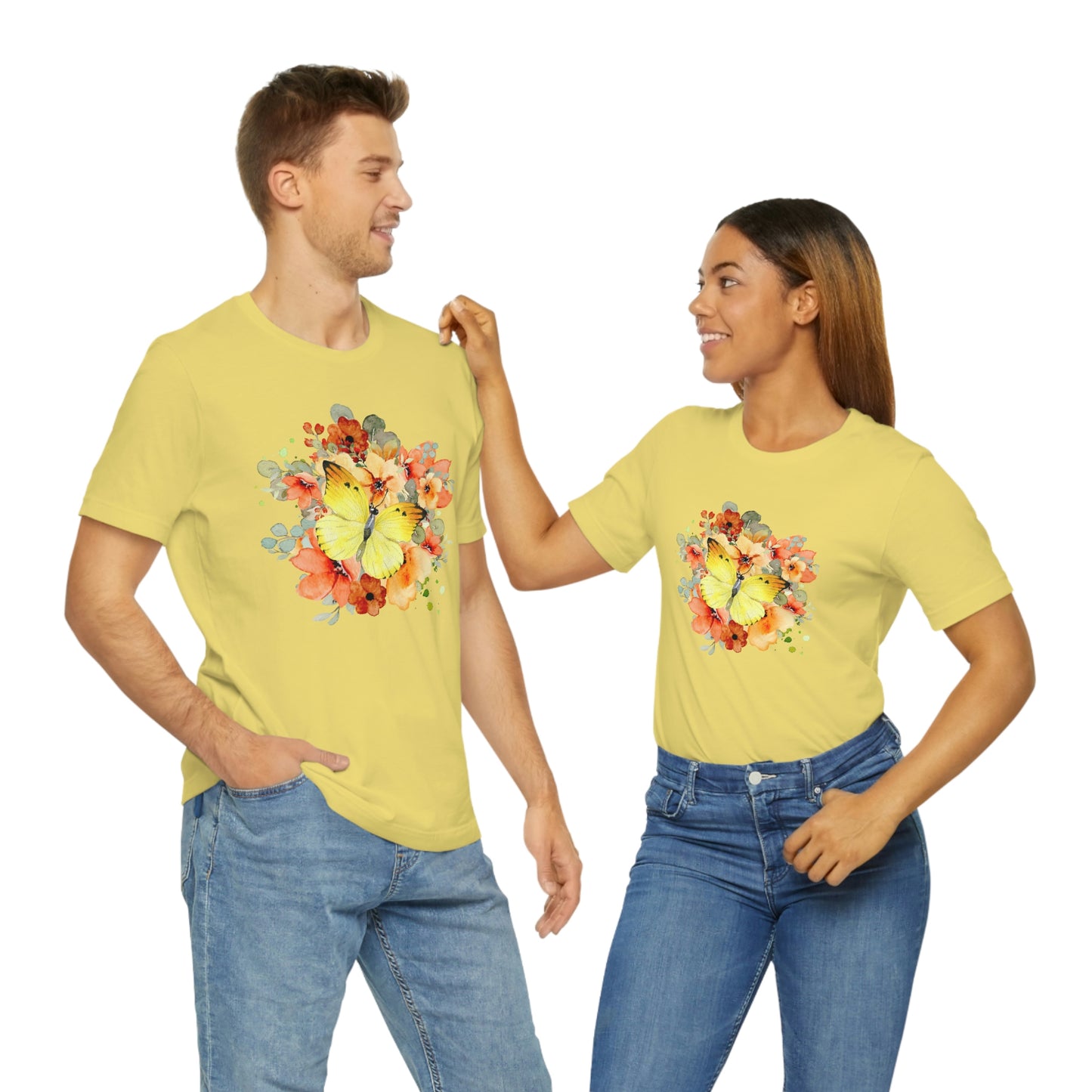 Floral Butterfly Tee