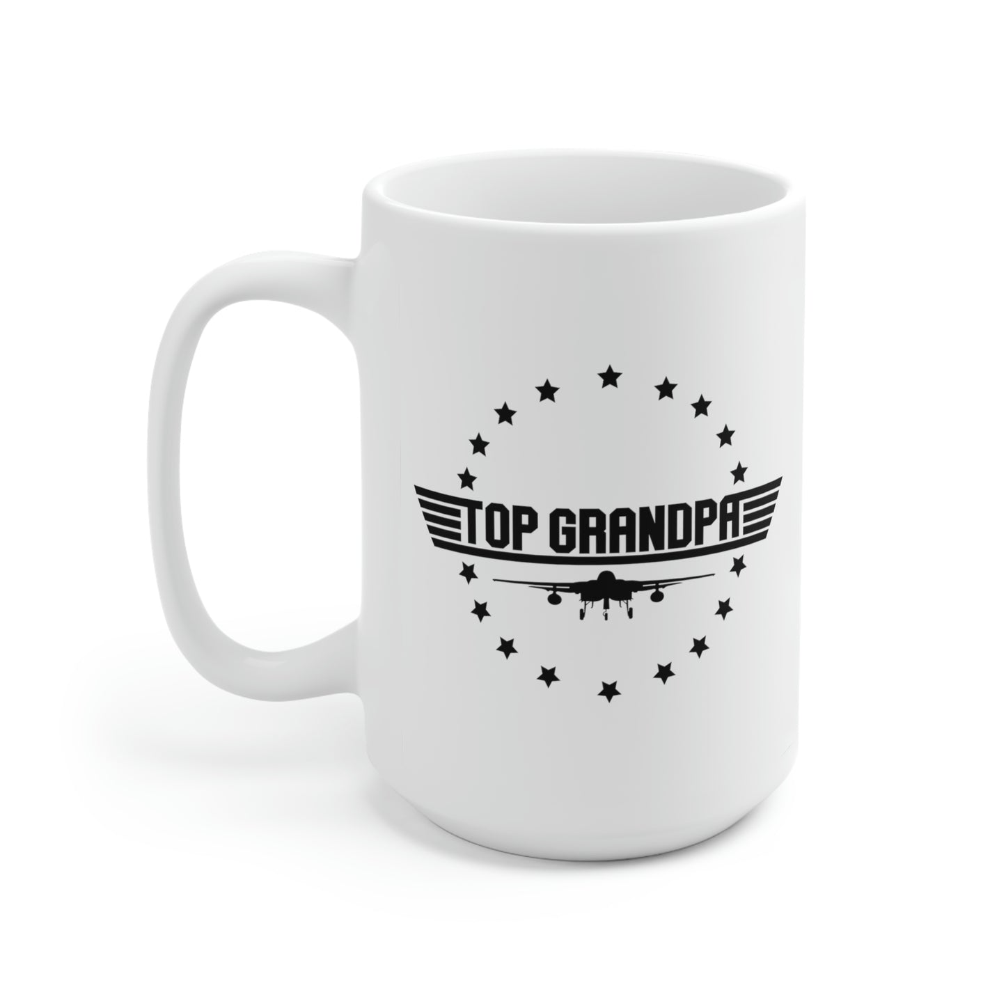 Top Grandpa Ceramic Mug 15oz