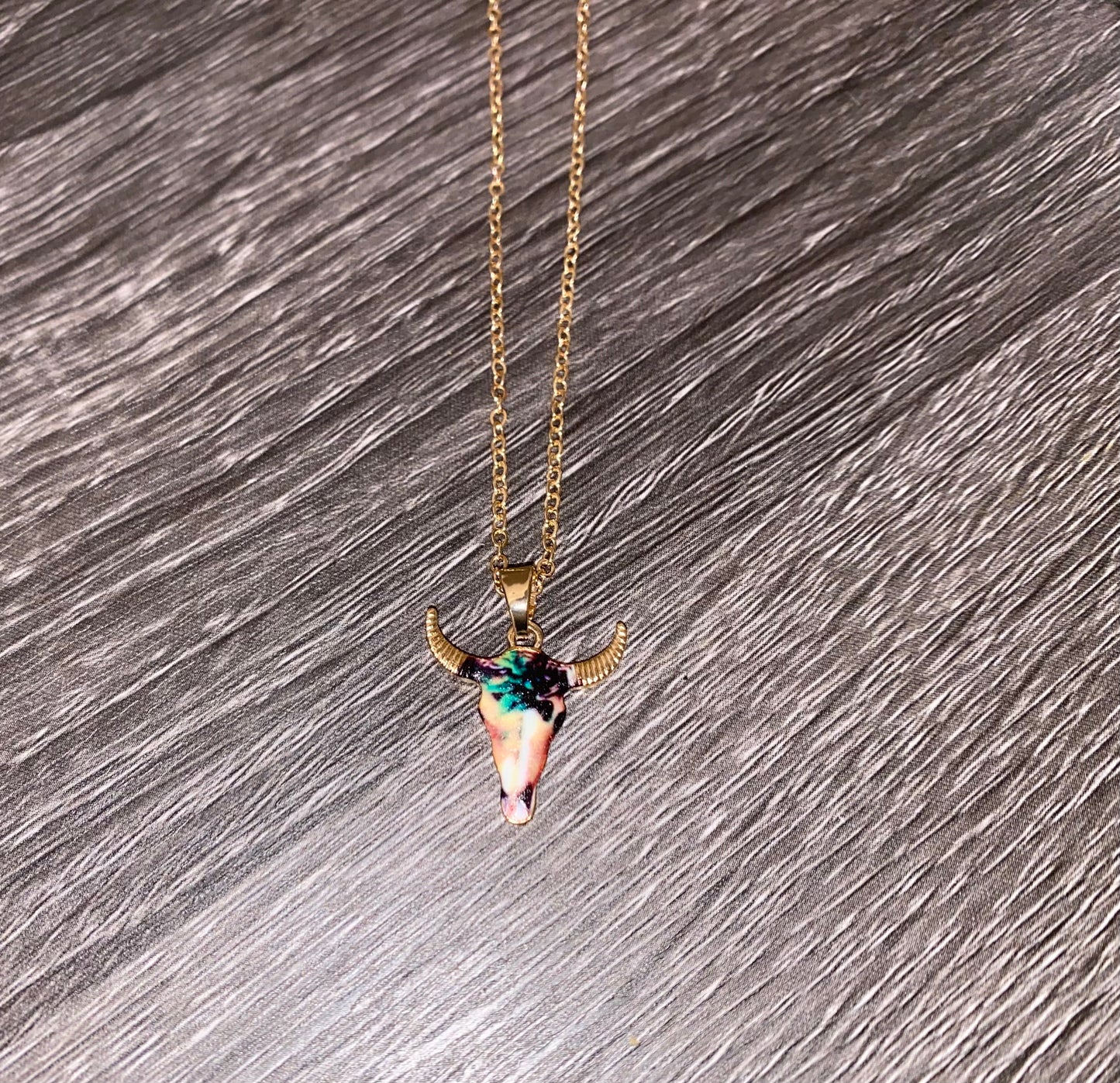 Bull Pendant Necklace