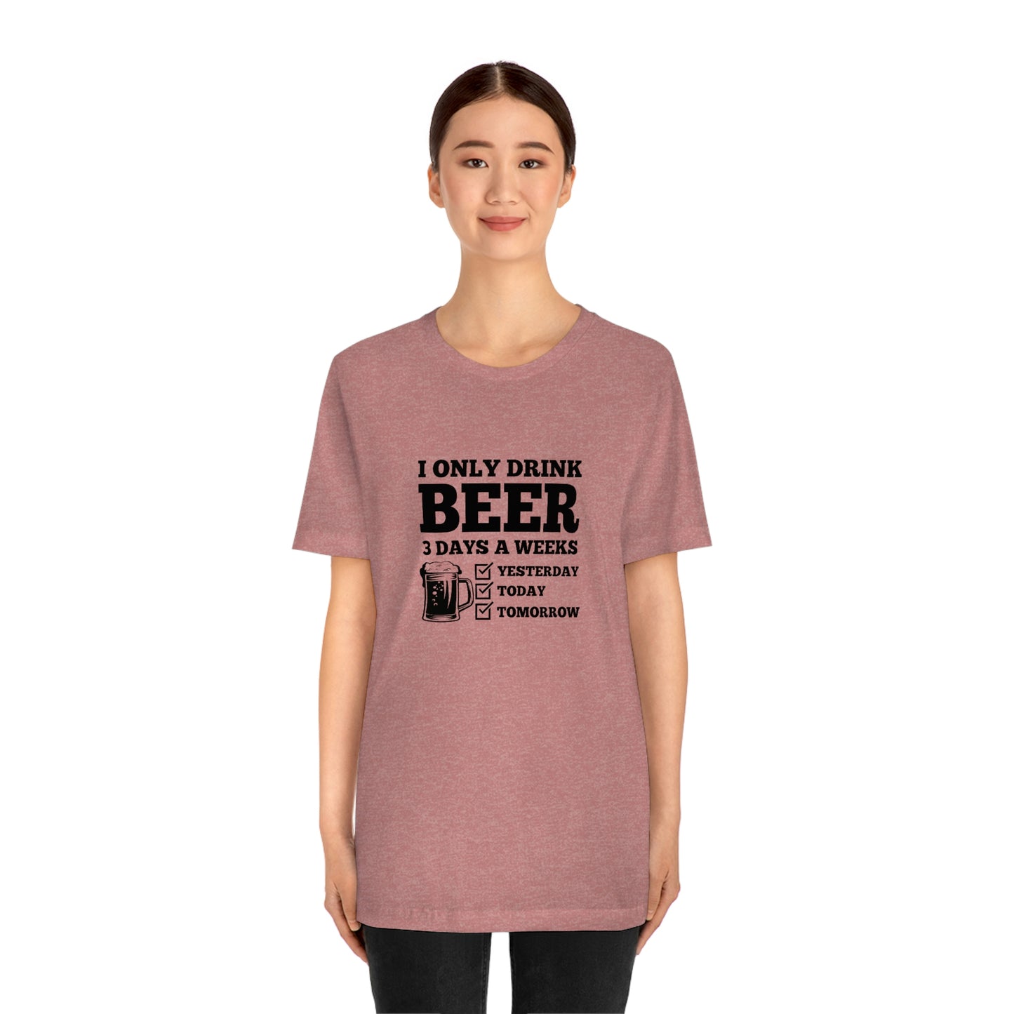 Drinking Beer Unisex Tee