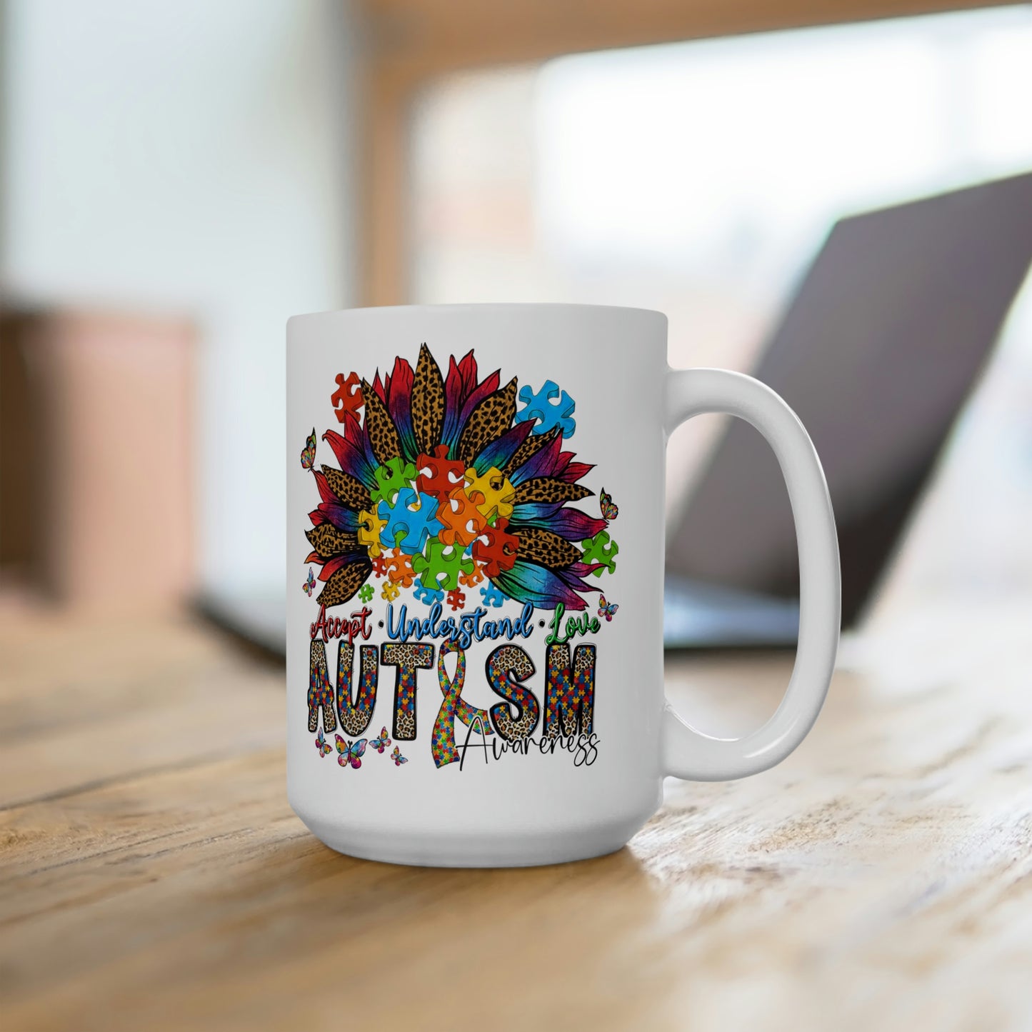 Autism Ceramic Mug 15oz