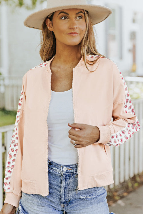 Leopard ColorBlock Daily Jacket