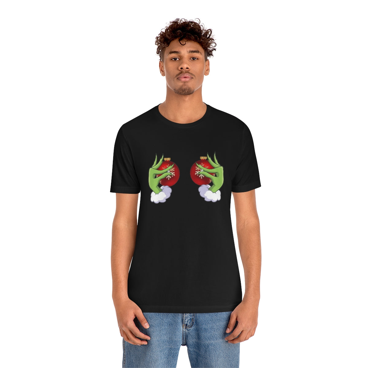 Bella Canvas Grinchy Ornament Hands Unisex Tee