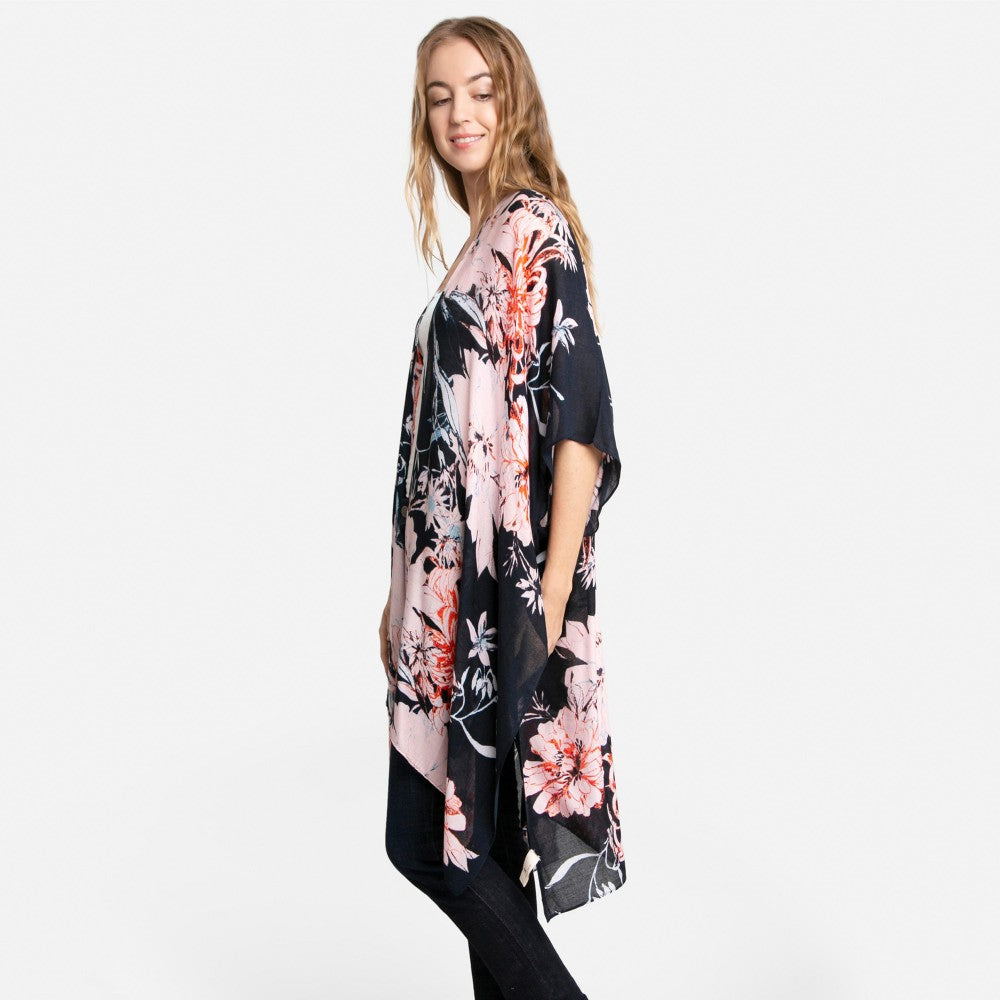 ComfyLuxe Floral Kimono