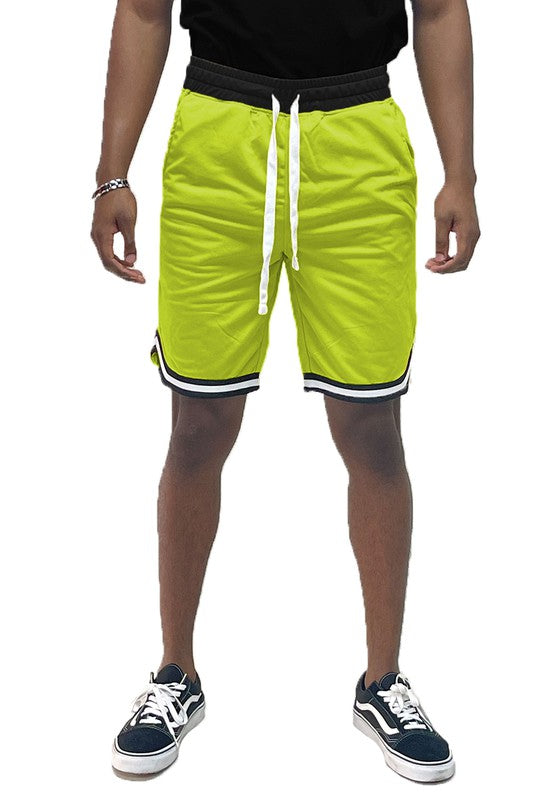 Men’s Solid Athletic Basketball Sports Shorts