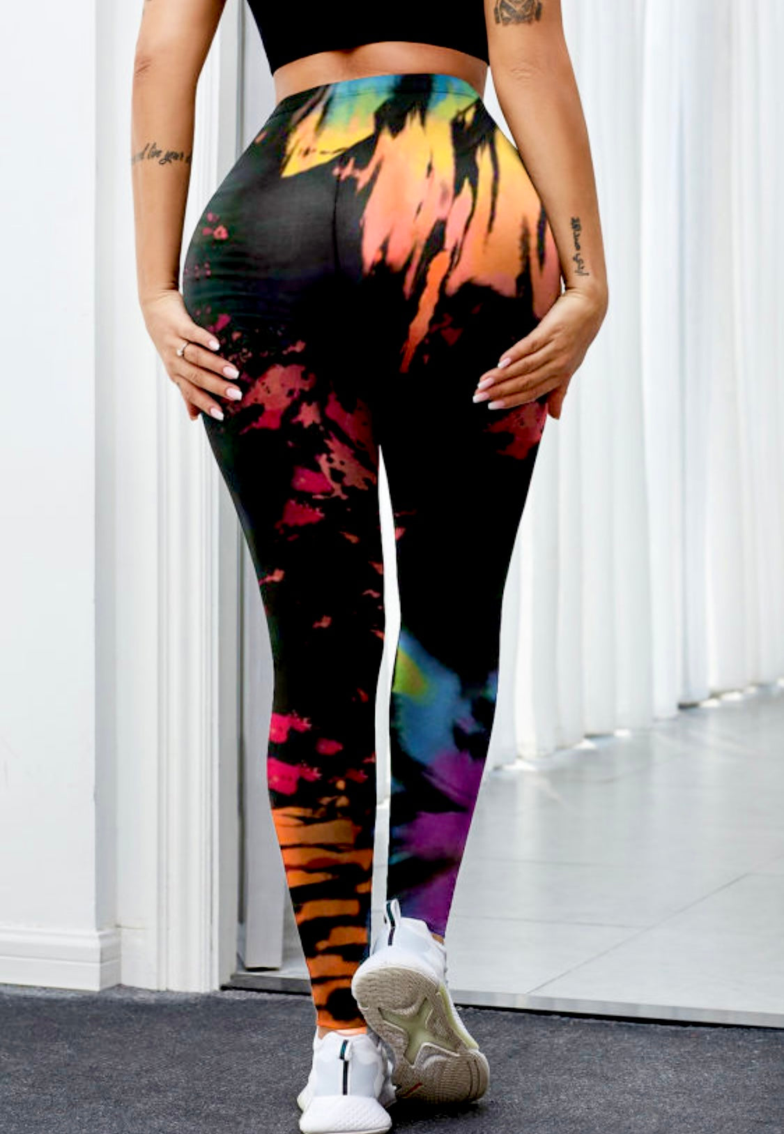 Tie Dye Burst Leggings