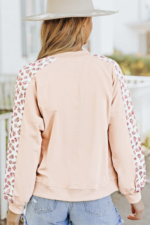 Leopard ColorBlock Daily Jacket