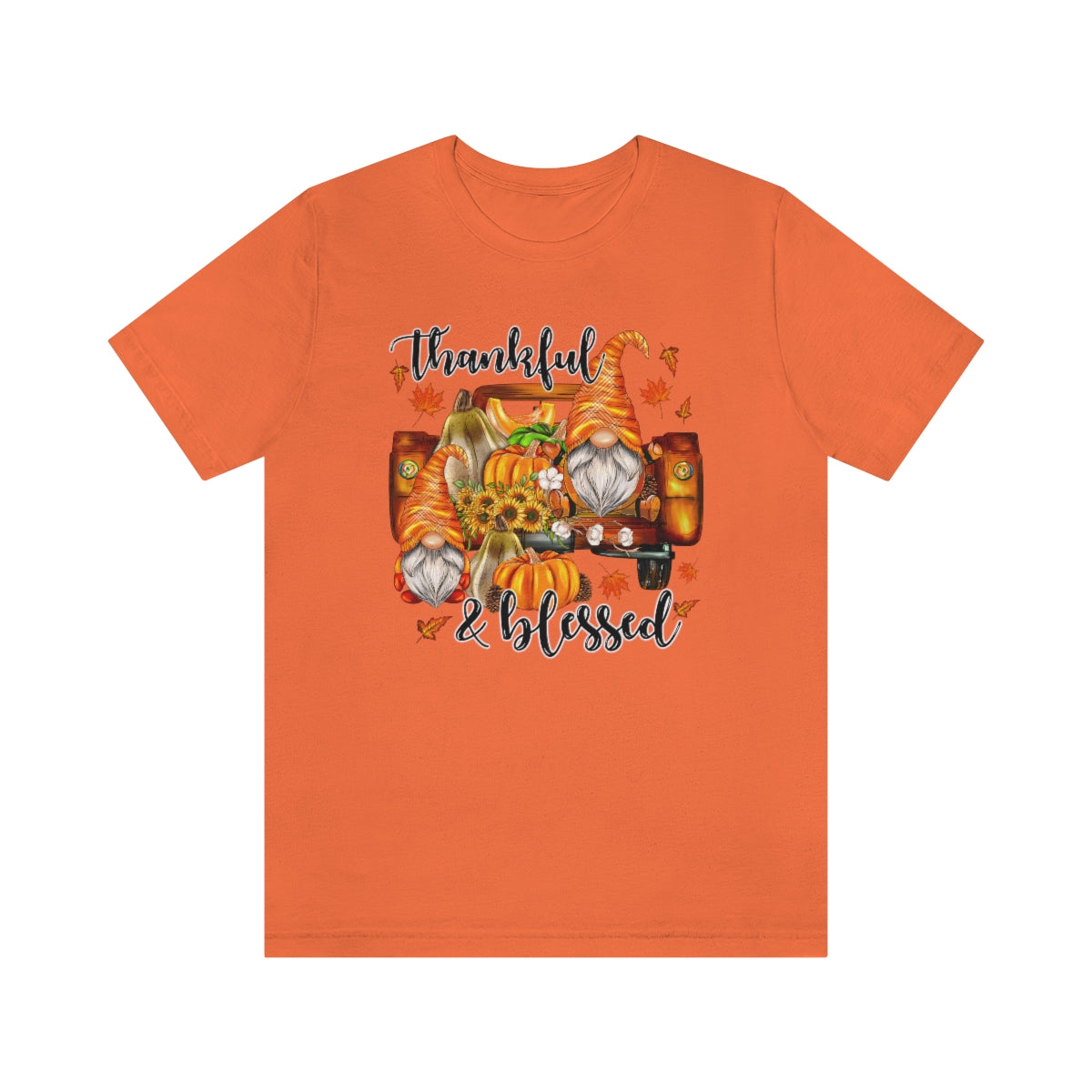 Thanksgiving Gnomes- Bella Canvas Unisex Jersey Short Sleeve Tee