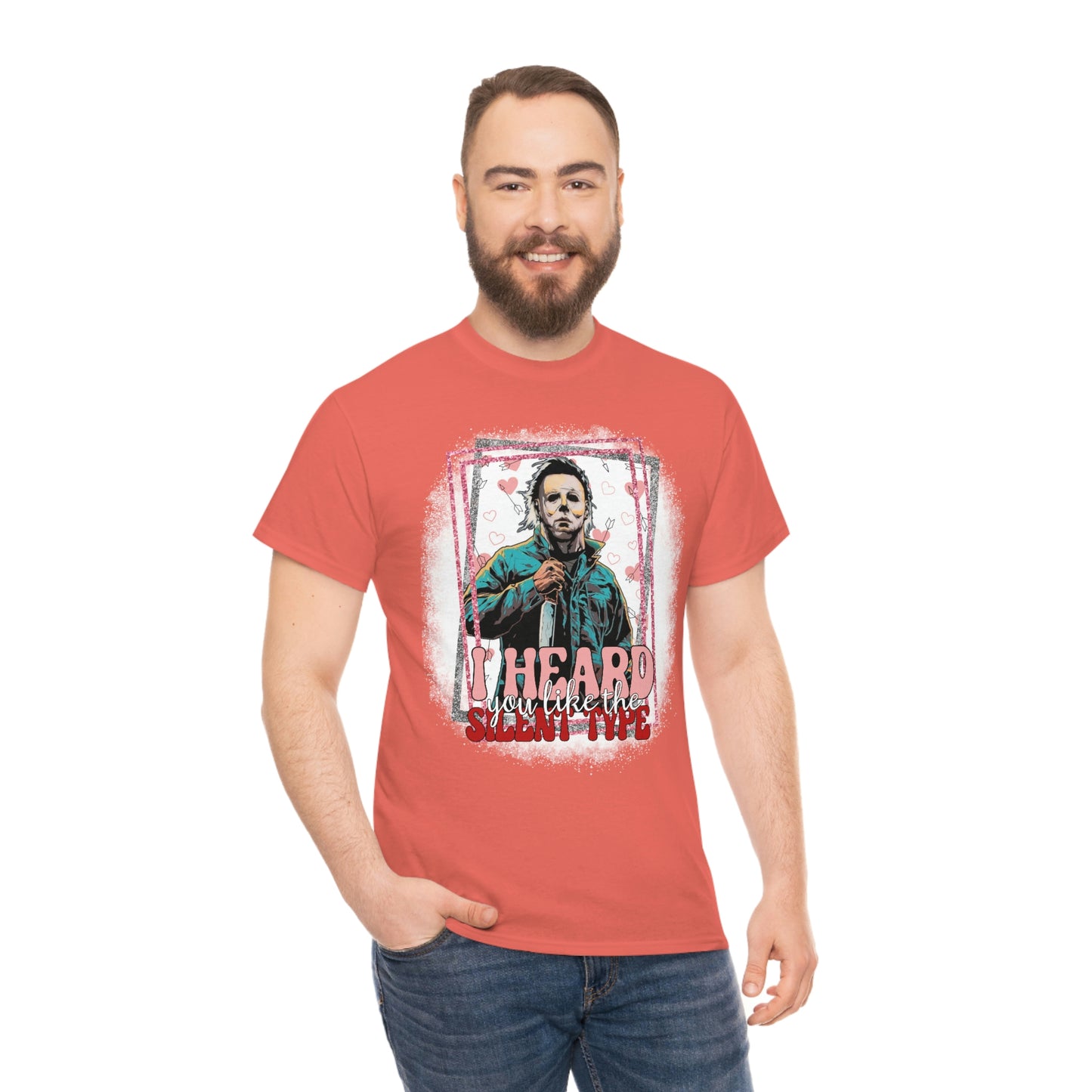 'I Heard You Like The Silent Type' Cotton Tee
