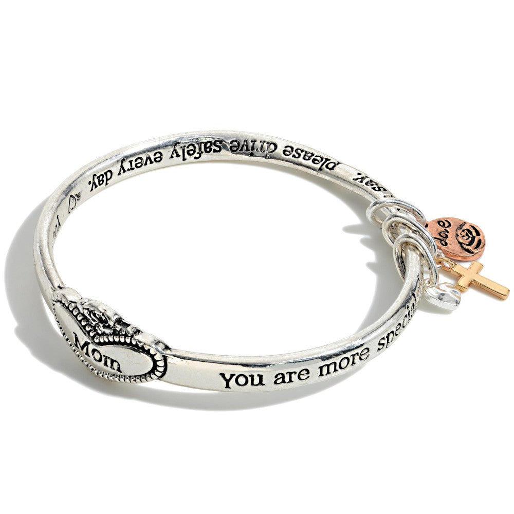 Metal Bangle Engraved Bracelets