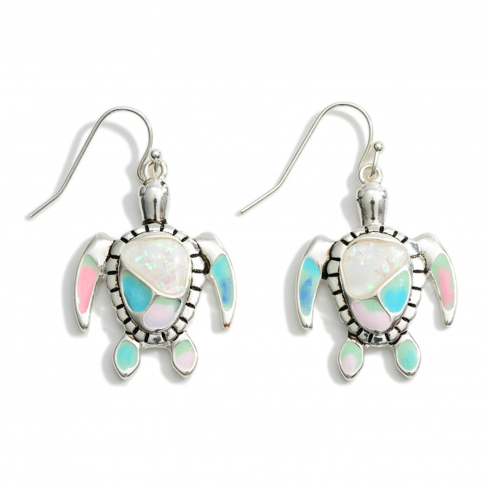 Sea Turtle Drop Earrings