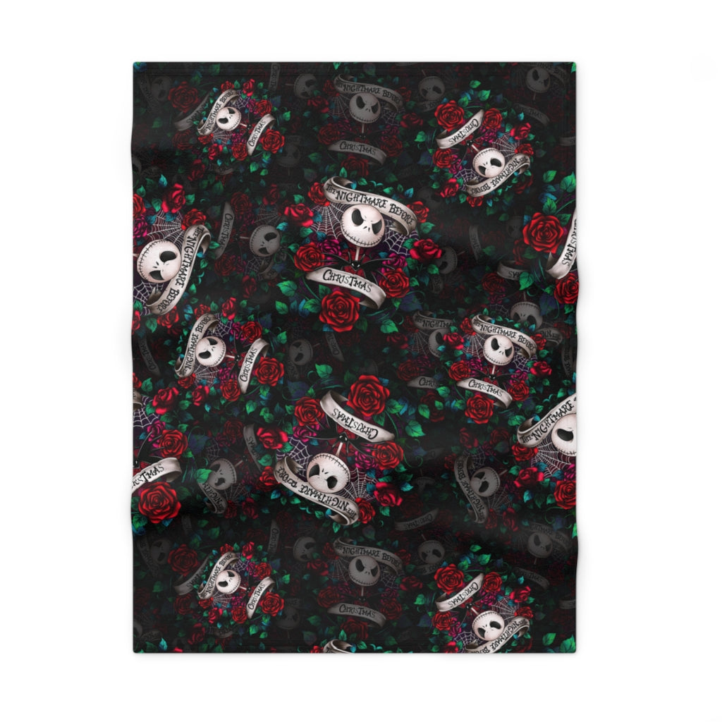 A Beautiful Nightmare before Christmas Soft Fleece Blanket