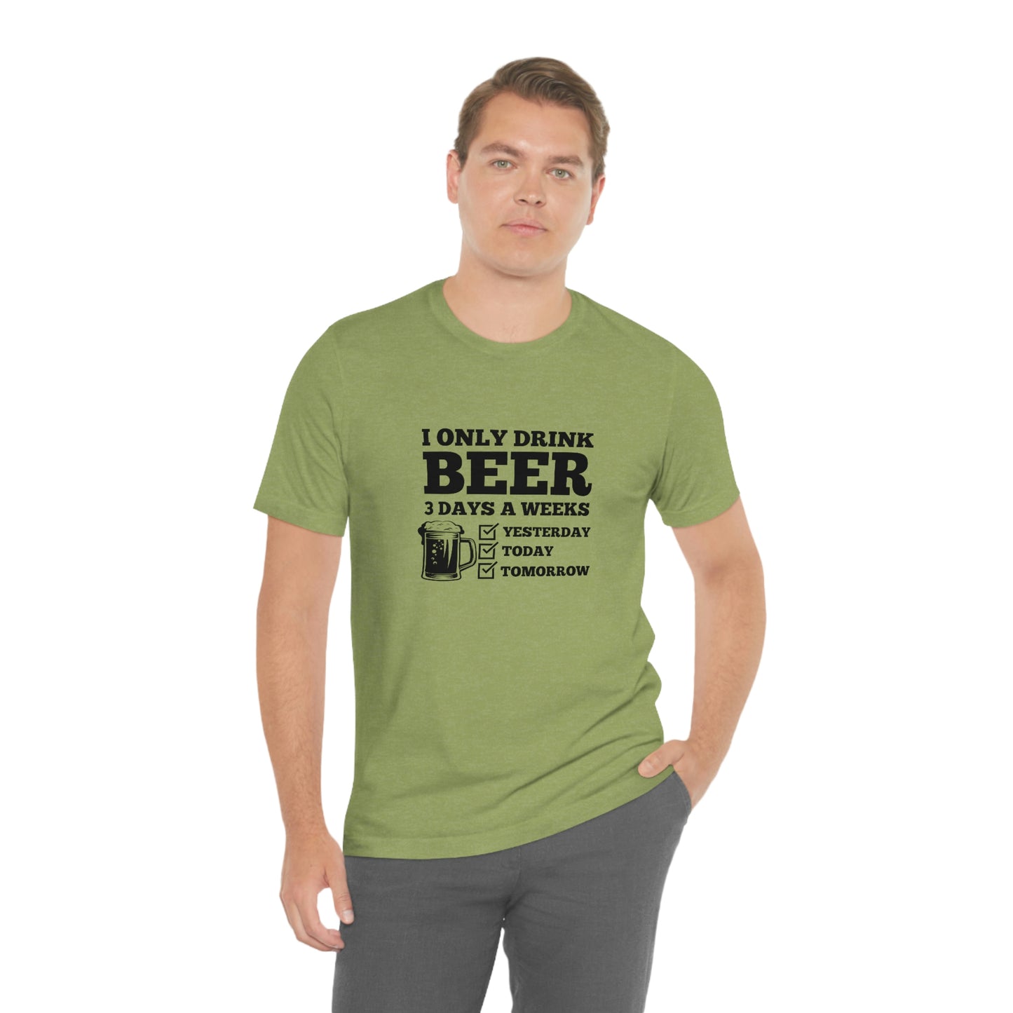 Drinking Beer Unisex Tee