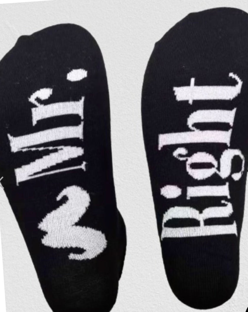 MR & MRS Right Socks