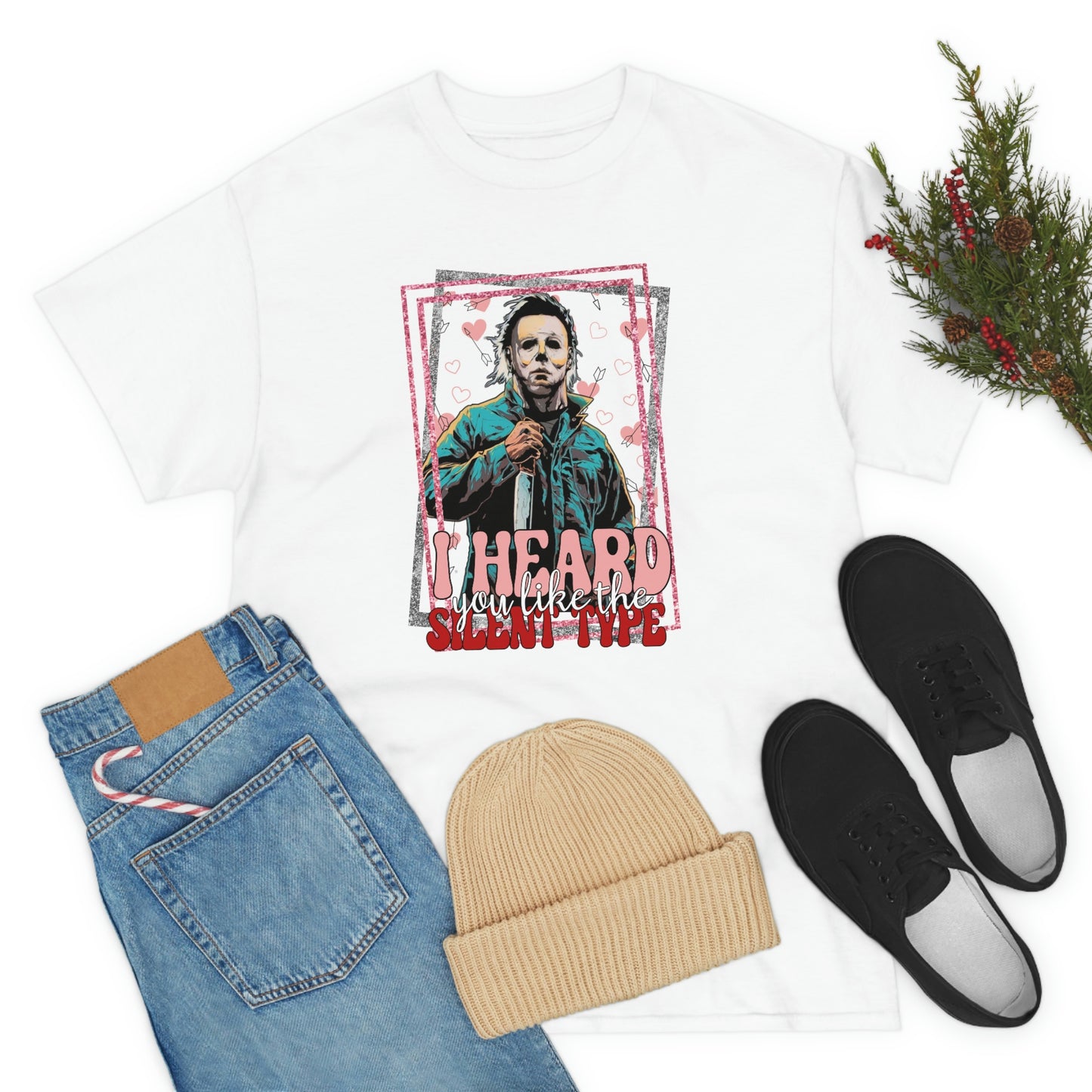 'I Heard You Like The Silent Type' Cotton Tee