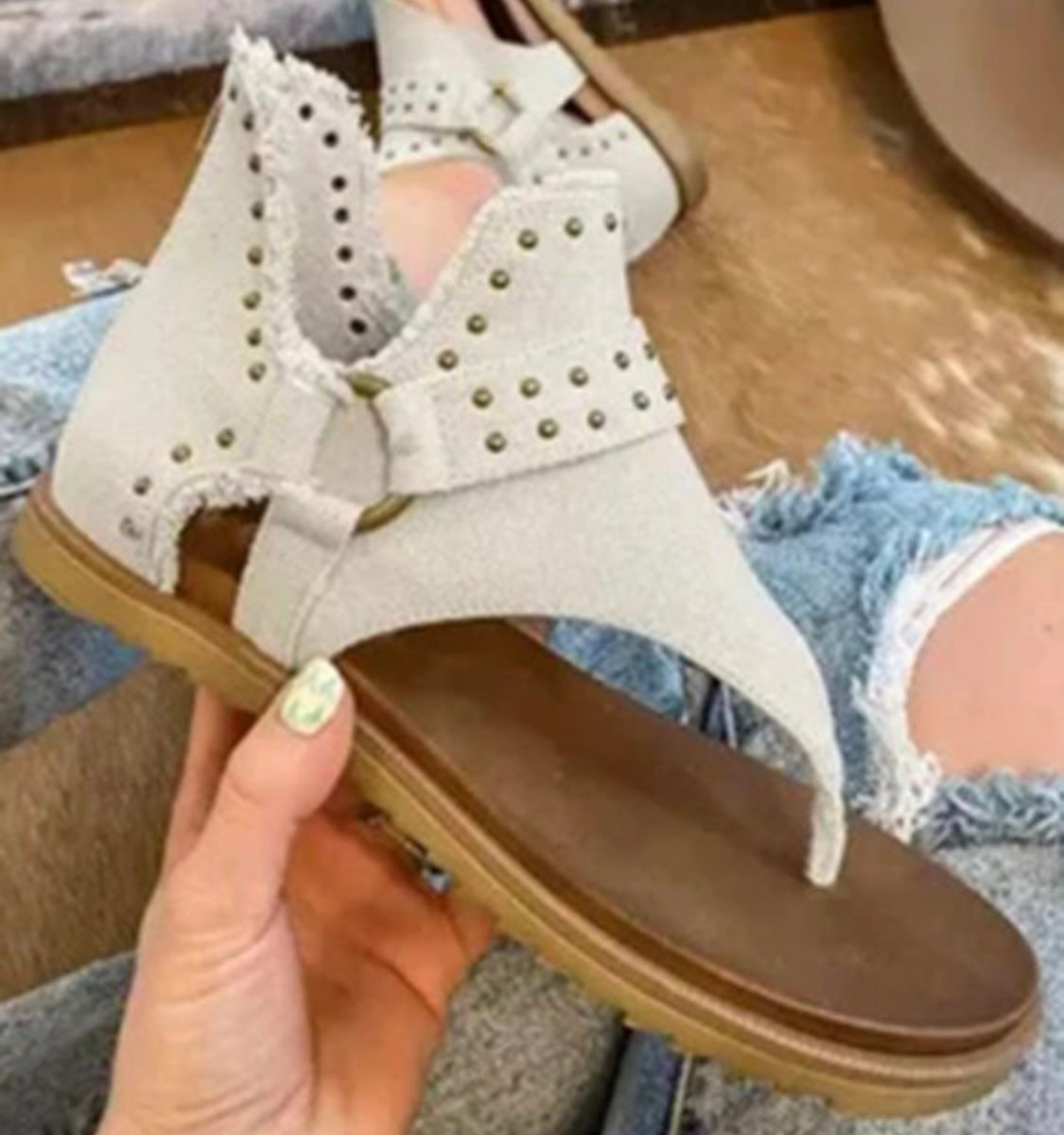 Studded Sandals