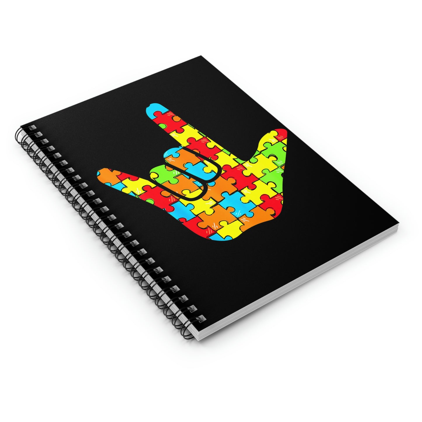 Autism Awareness Spiral Notebook - Ruled Line