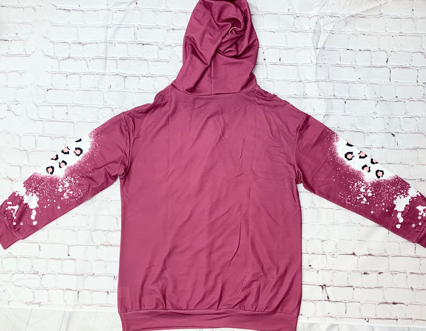 Merry Christmas Bleach Print Graphic Hoodie