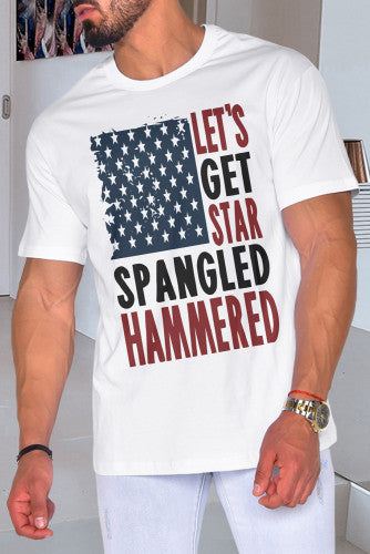 Men’s Let’s Get Star Spangled Hammered Tee