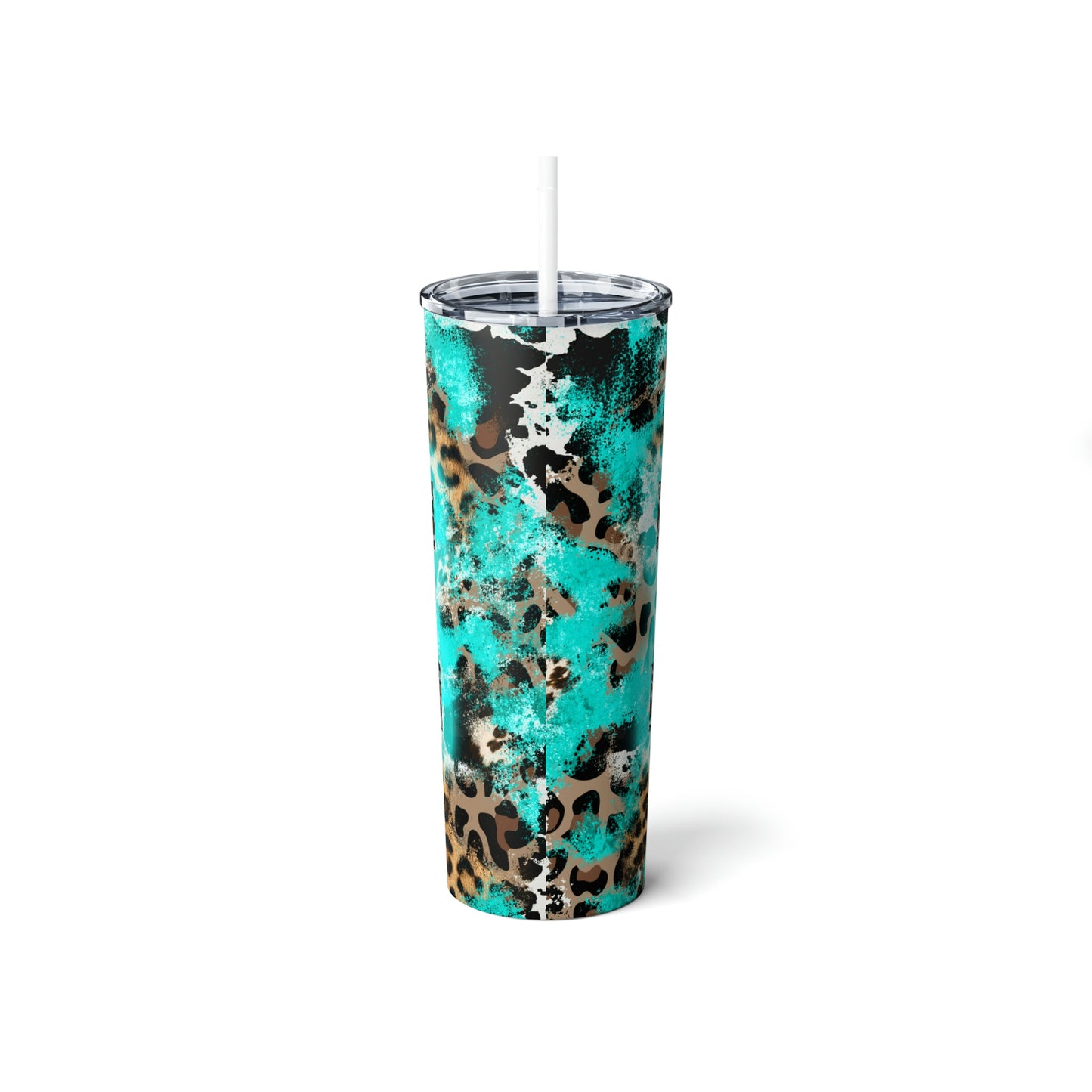 Y Stone Junkie Skinny Steel Tumbler with Straw, 20oz