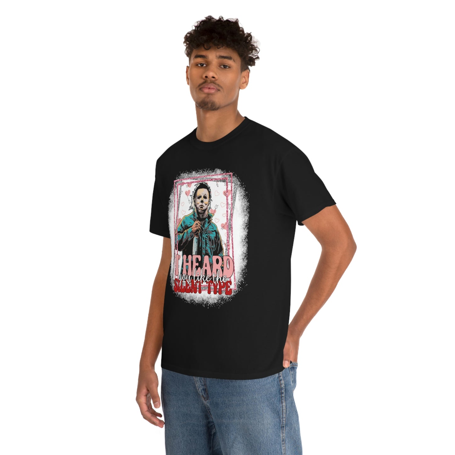 'I Heard You Like The Silent Type' Cotton Tee
