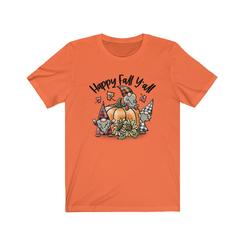 Happy Fall Y'all-Unisex Jersey Tee