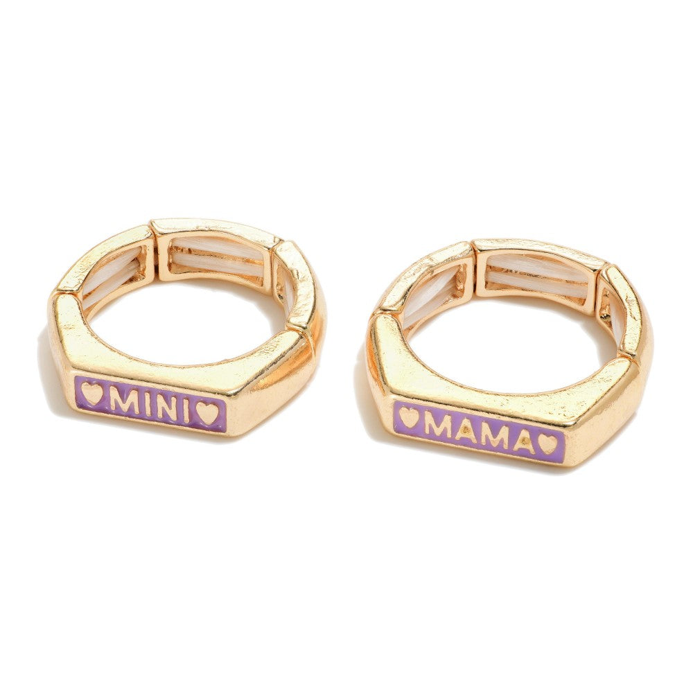Mommy & Me Matching Rings
