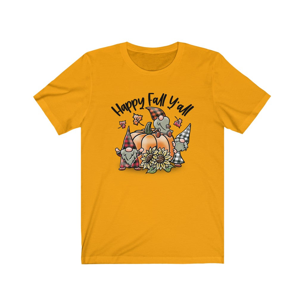 Happy Fall Y'all-Unisex Jersey Tee