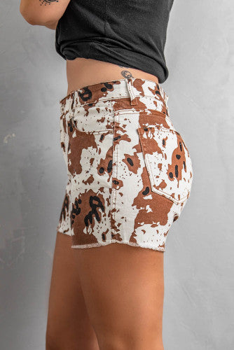 Moo-ve Over Denim Shorts
