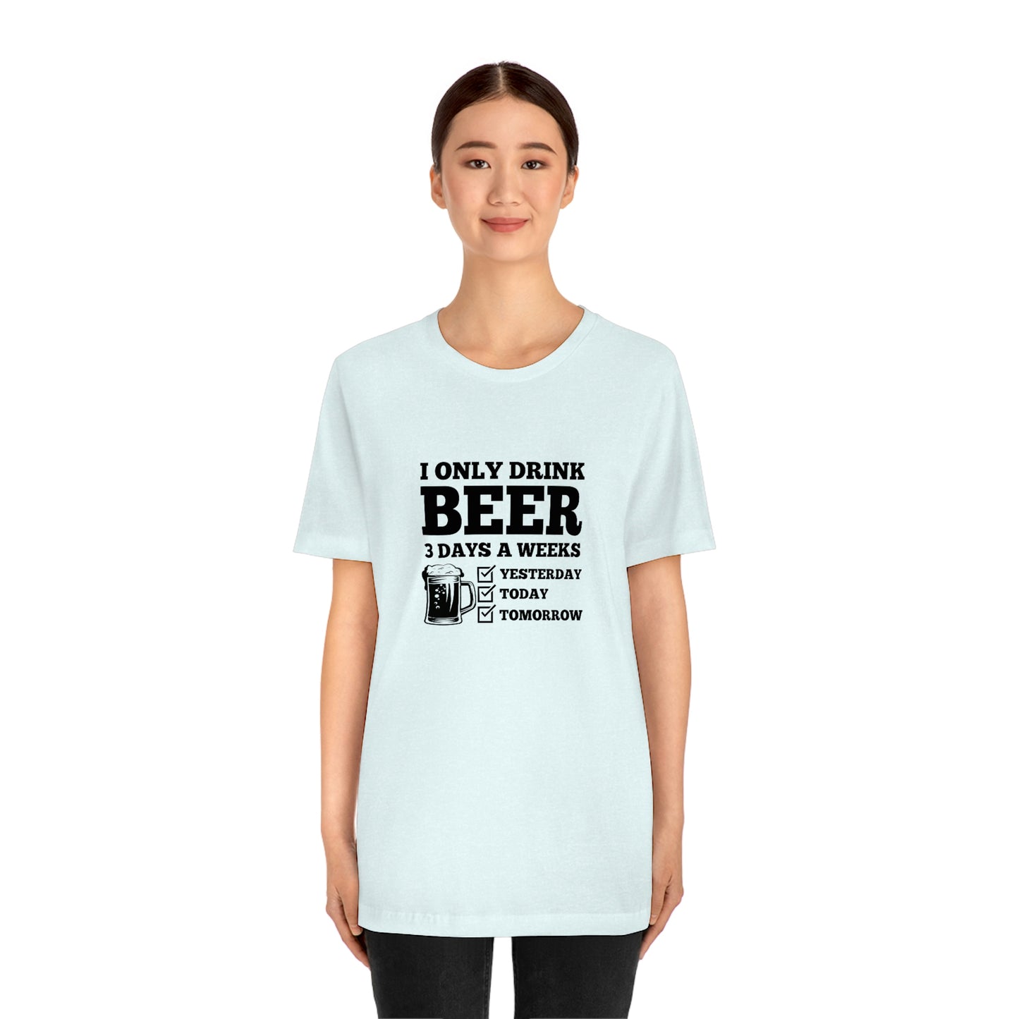 Drinking Beer Unisex Tee