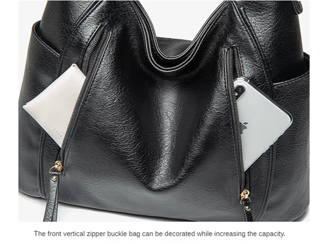 Mary Cross Body with tassled front zippers-3 colors available
