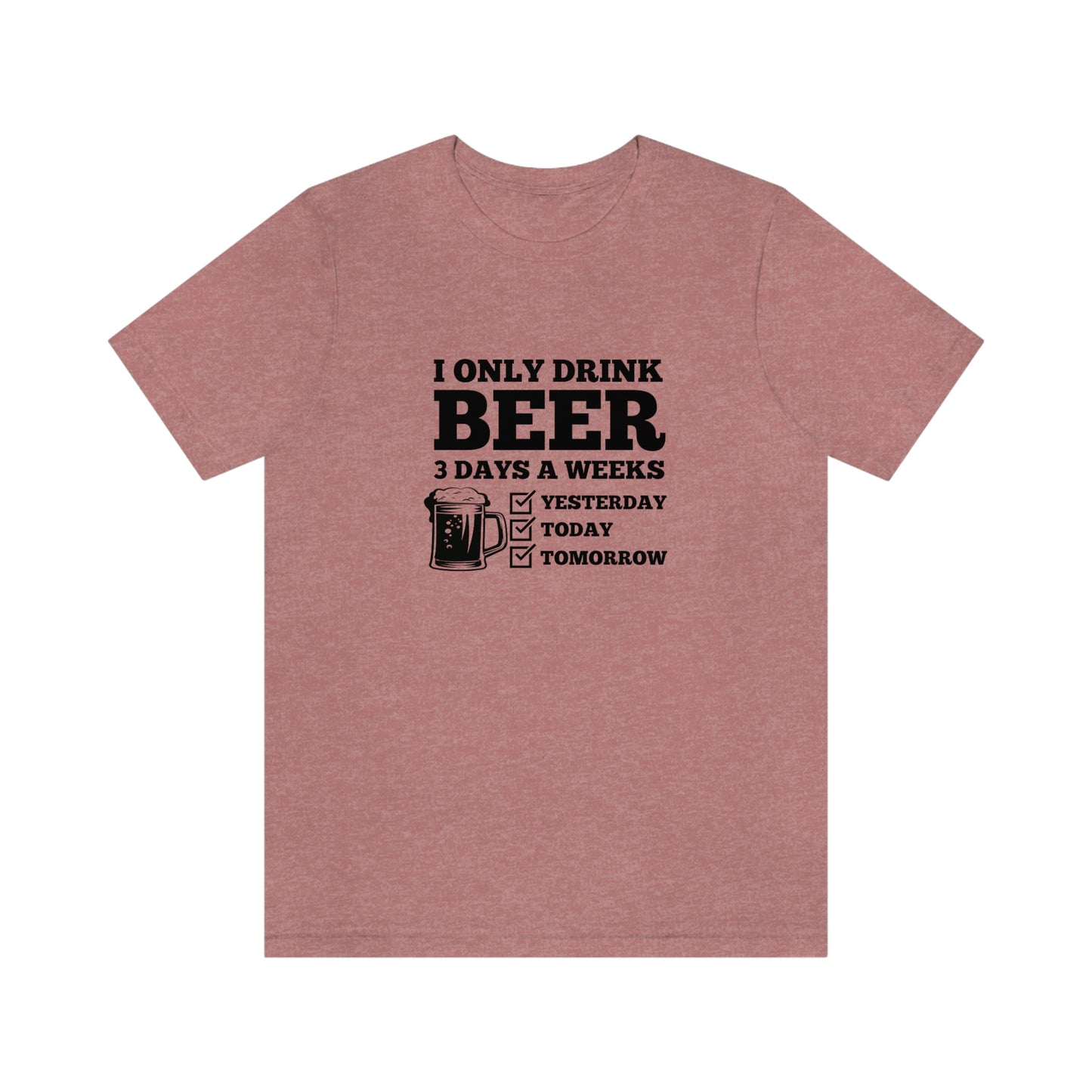 Drinking Beer Unisex Tee