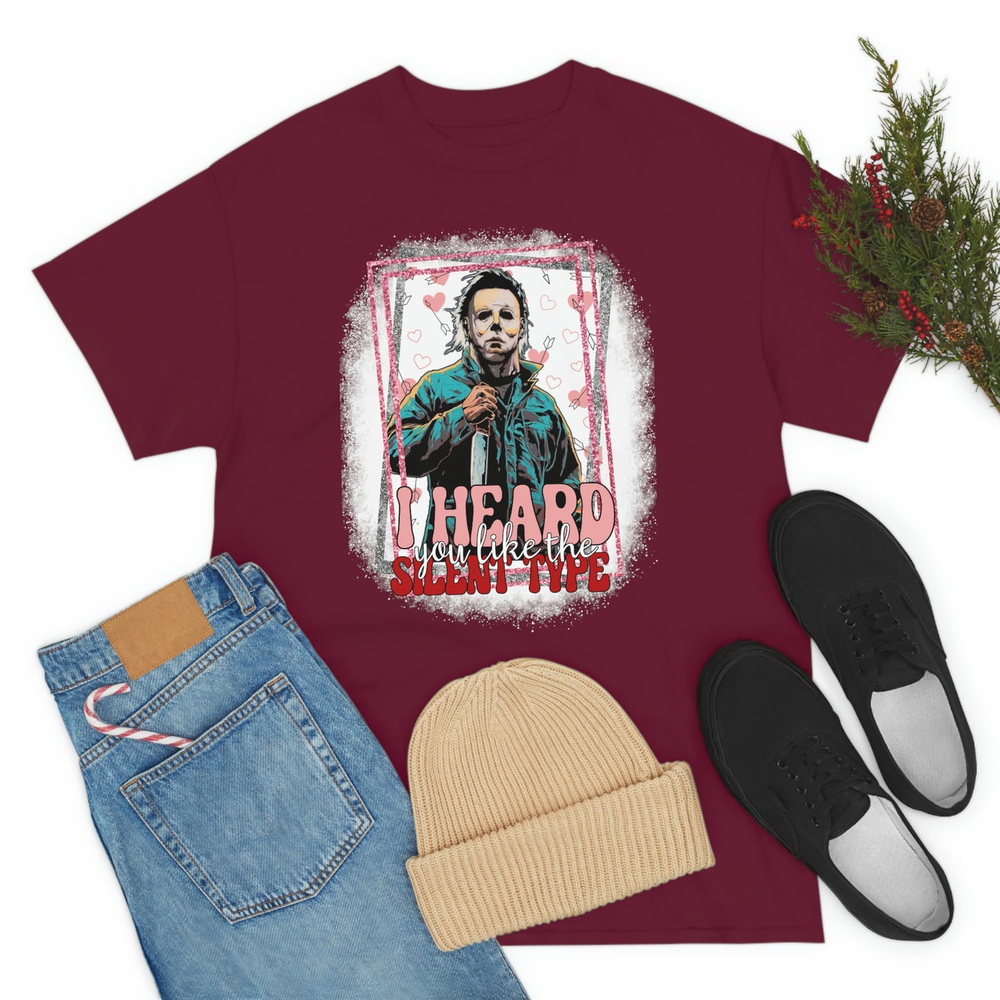 'I Heard You Like The Silent Type' Cotton Tee