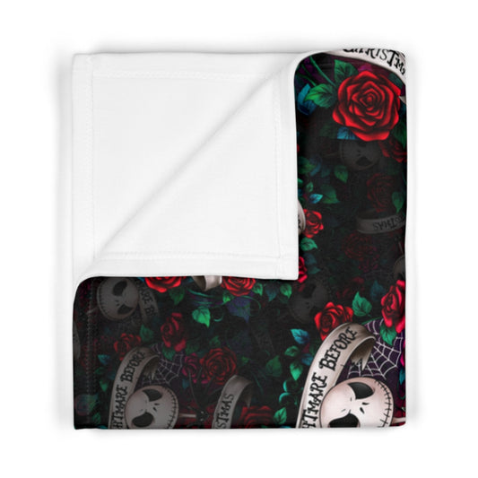 A Beautiful Nightmare before Christmas Soft Fleece Blanket