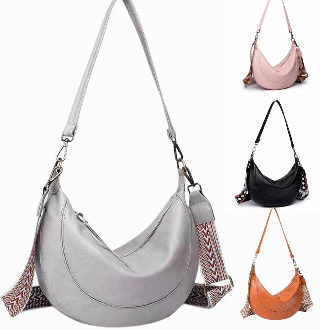 Large Sling Vegan Leather Crossbody