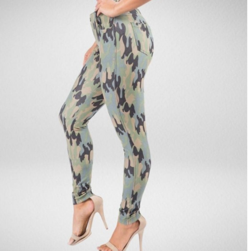 Yelete Stretchy Camo Jeans