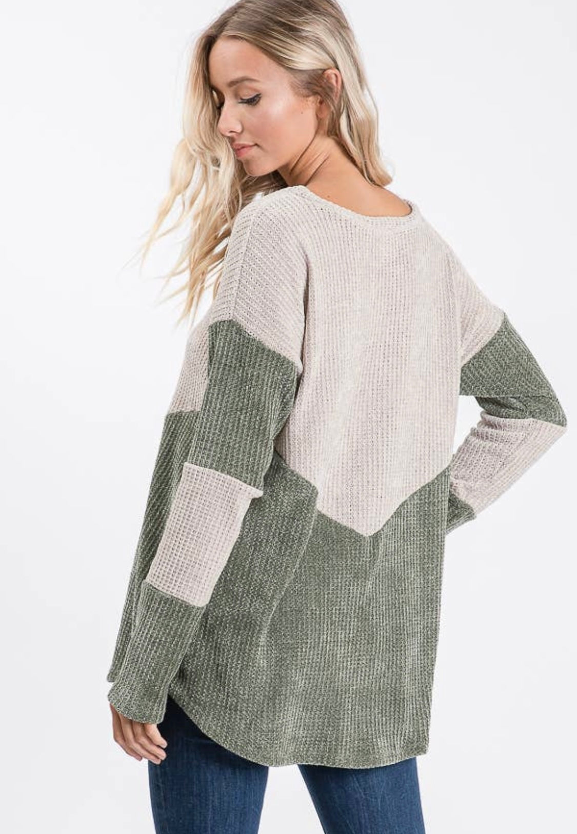 Calling Your Name Chunky Velvet sweater