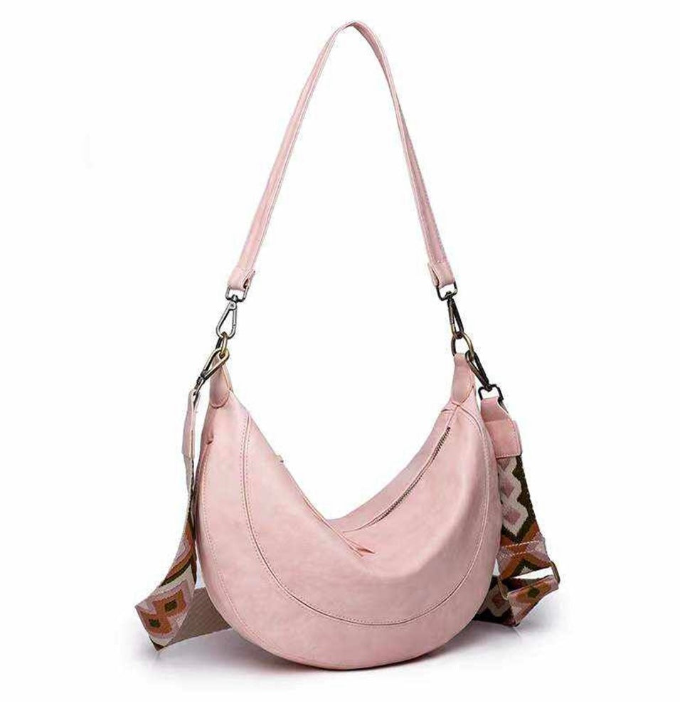 Large Sling Vegan Leather Crossbody
