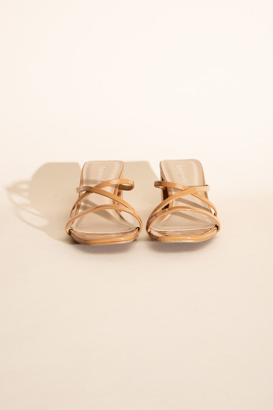 SODA MULE SANDAL HEELS